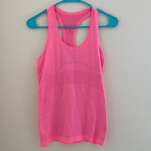 Lululemon hot pink tank Size 6